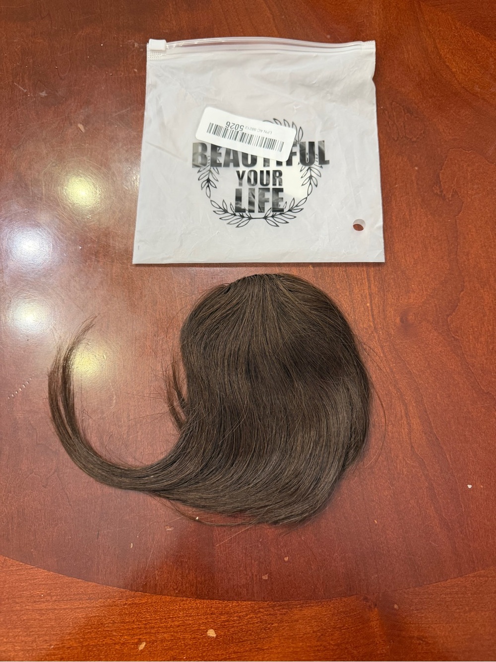 Brown Clip-In Hair Fringe Bangs - Natural Brown